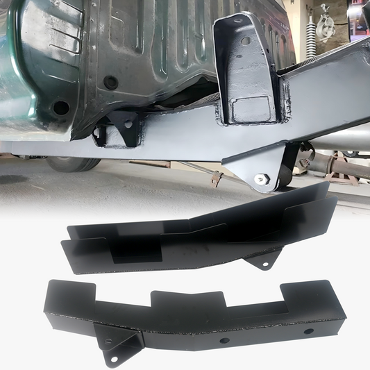 Mid Frame Rust Repair Kit Fit for 1996-2004 Toyota Tacoma XtraCab | 2WD/4WD, Weld-On Frame Sections with Spring Mounts, 11GA E-Coated Steel, Mid-Frame Support Restoration