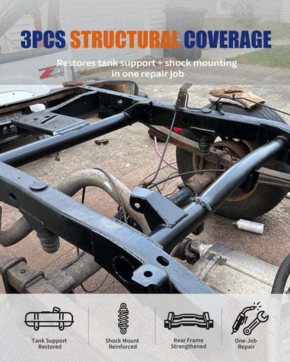 Kit de reparación del bastidor trasero de 3 piezas para Silverado 1500 Sierra 1500 2007-2014