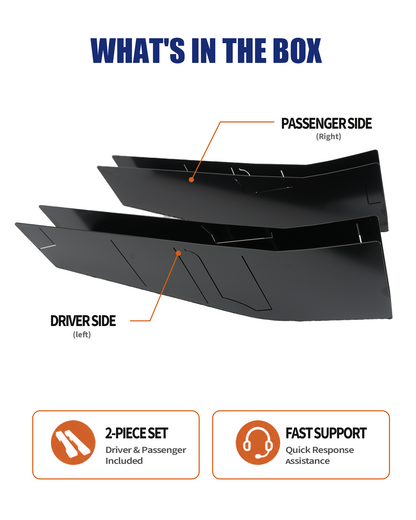 Mid-Rear Frame Repair Kit Fit for 2007-2014 Chevy Silverado 1500 & GMC Sierra 1500, Regular Cab Short Bed, 2WD/4WD, Weld-On E-Coated Frame Section, Driver & Passenger Sides