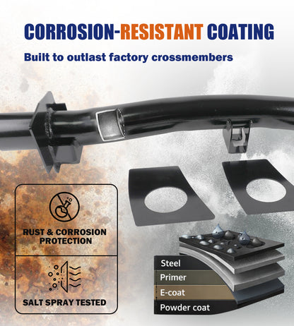 Travesaño trasero del tanque de combustible para Silverado 1500 y Sierra 1500 (2007-2014) Soporte de reparación de chasis de alta resistencia para el soporte del tanque de combustible oxidado