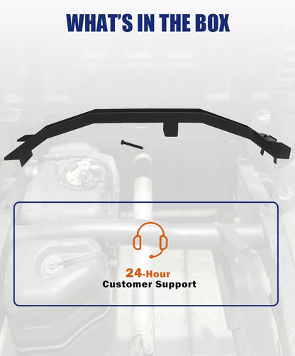 Travesaño de soporte delantero del tanque de combustible apto para Chevy Silverado 1500 y GMC Sierra 1500 de 2007-2014, cabina regular solamente, reparación de chasis para soldar